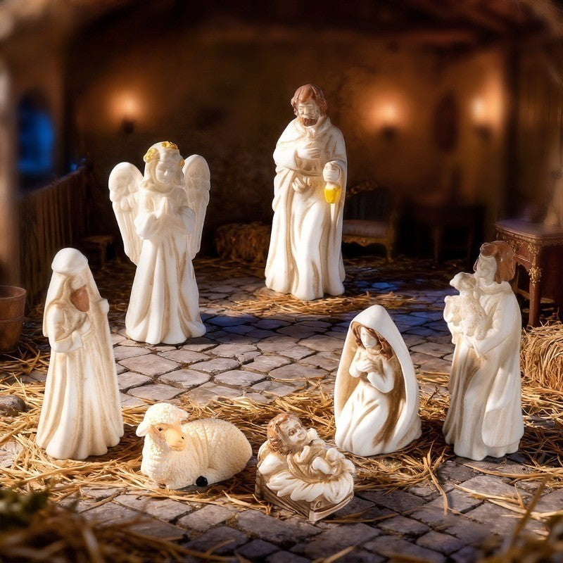 Portable Nativity Scene Set