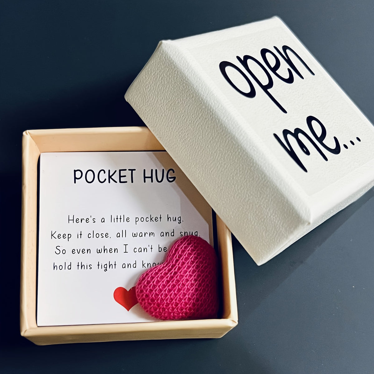 Pocket Hug Heart Keepsake Box