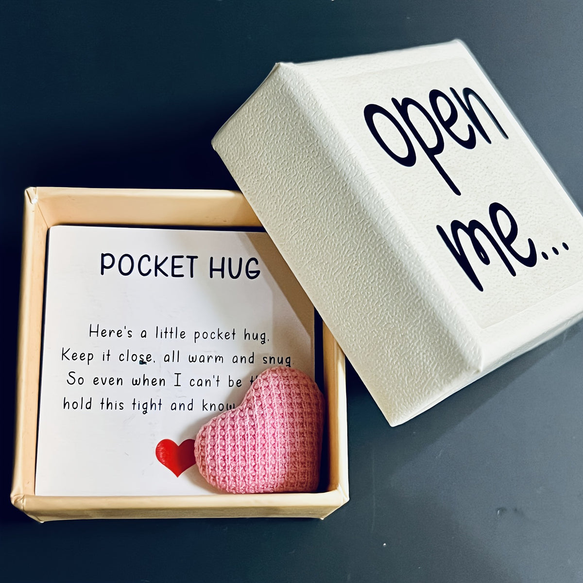 Pocket Hug Heart Keepsake Box