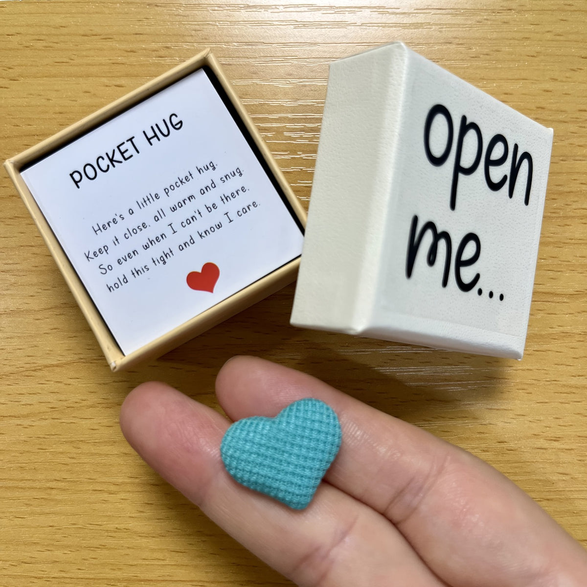 Pocket Hug Heart Keepsake Box