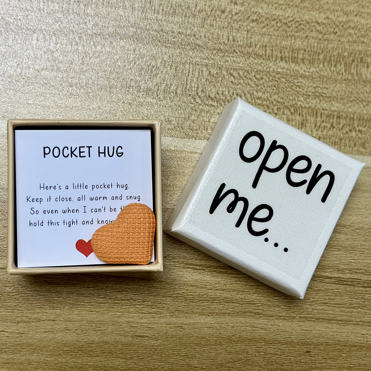 Pocket Hug Heart Keepsake Box