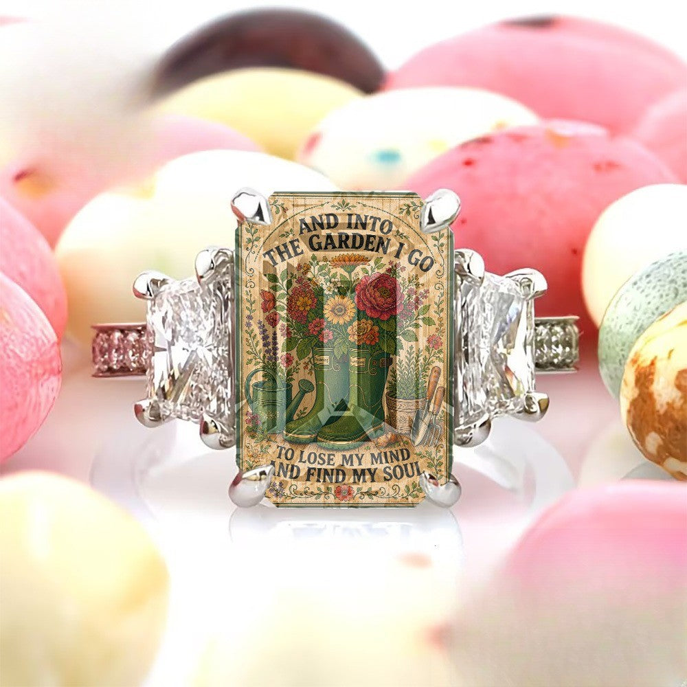 Garden Boots Square Ring