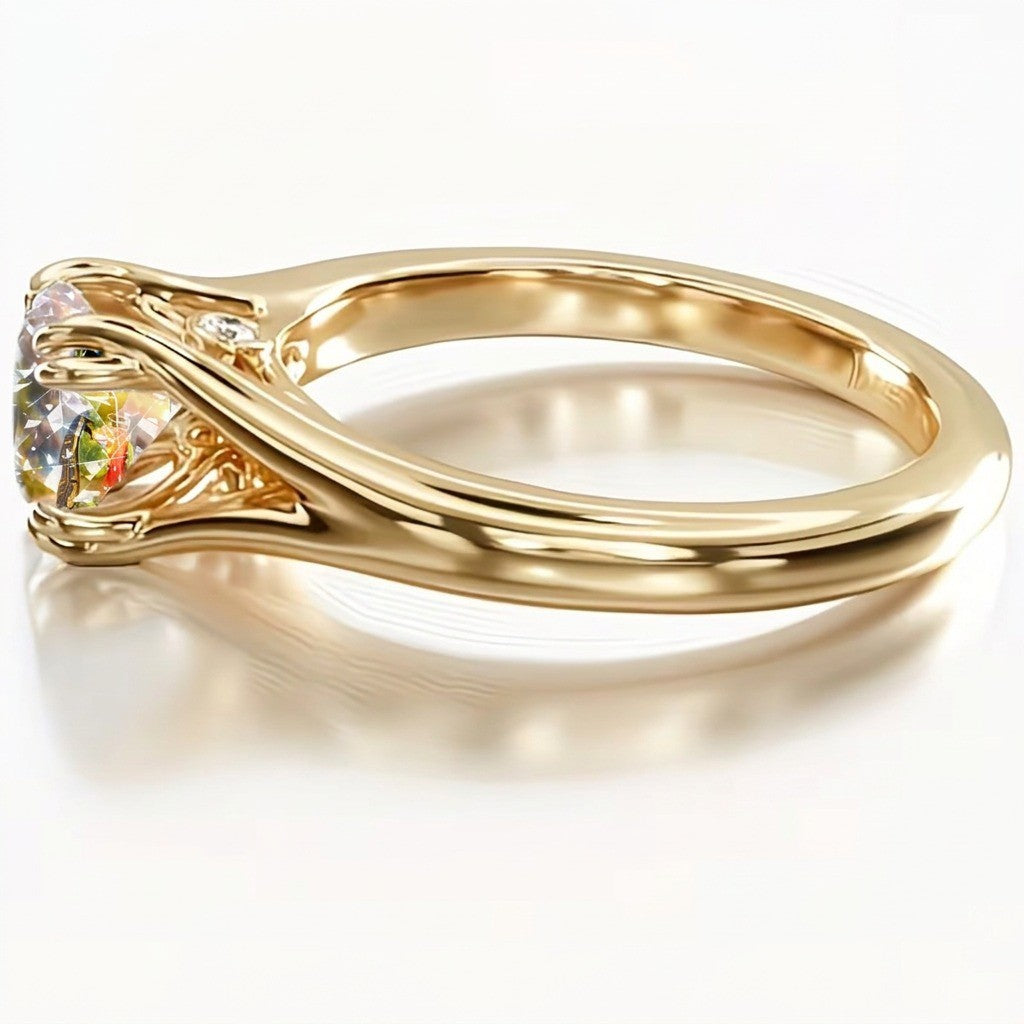 Crystal Turtle Ring