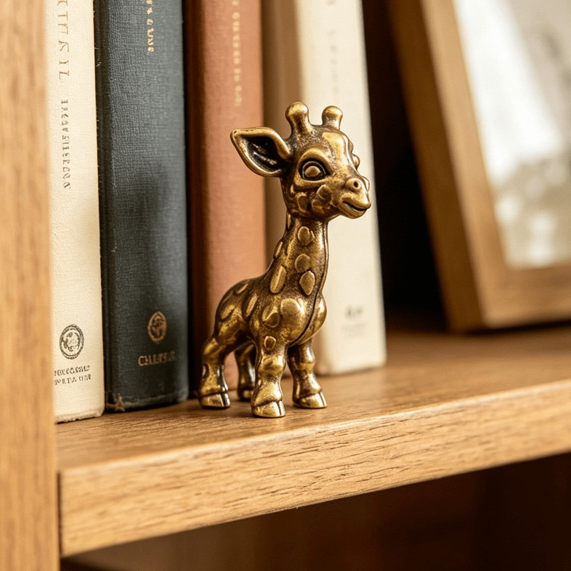 Brass Giraffe Figurine