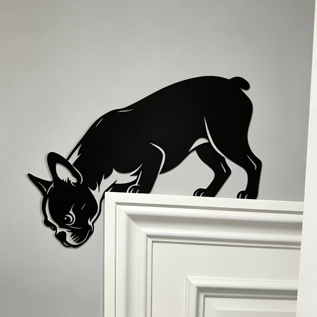 Boston Terrier Metal Wall Decor