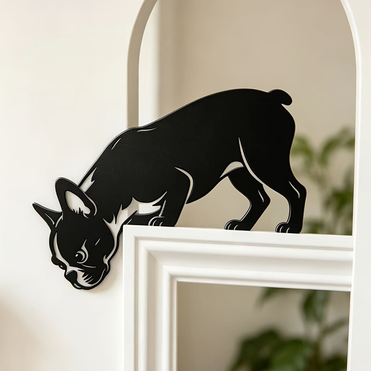 Boston Terrier Metal Wall Decor
