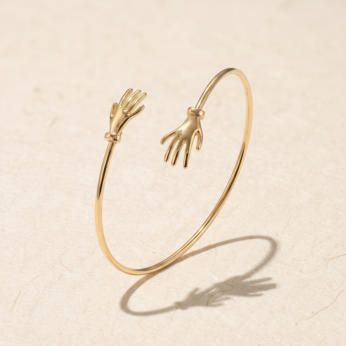 Hand Shape Open Anklet