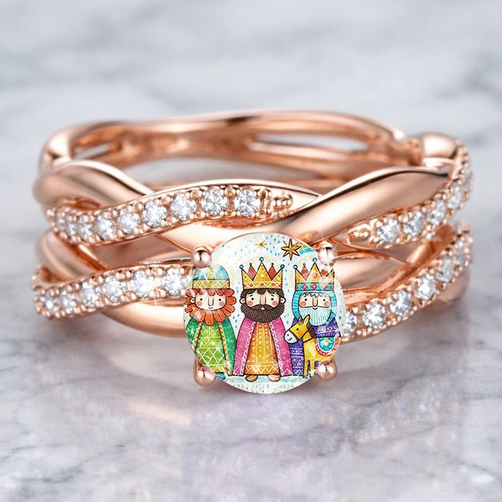 Three Kings Charm Ring