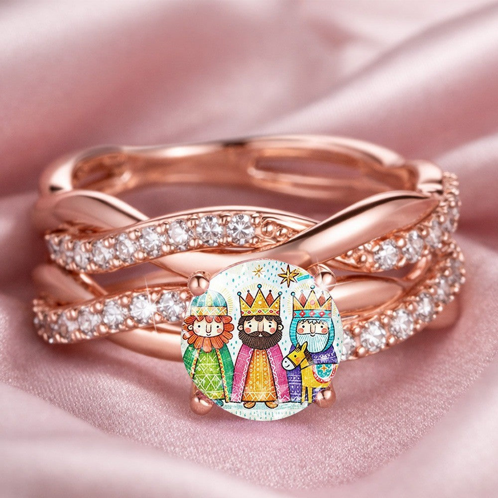 Three Kings Charm Ring
