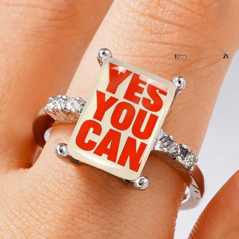 Yes You Can Rectangle Ring
