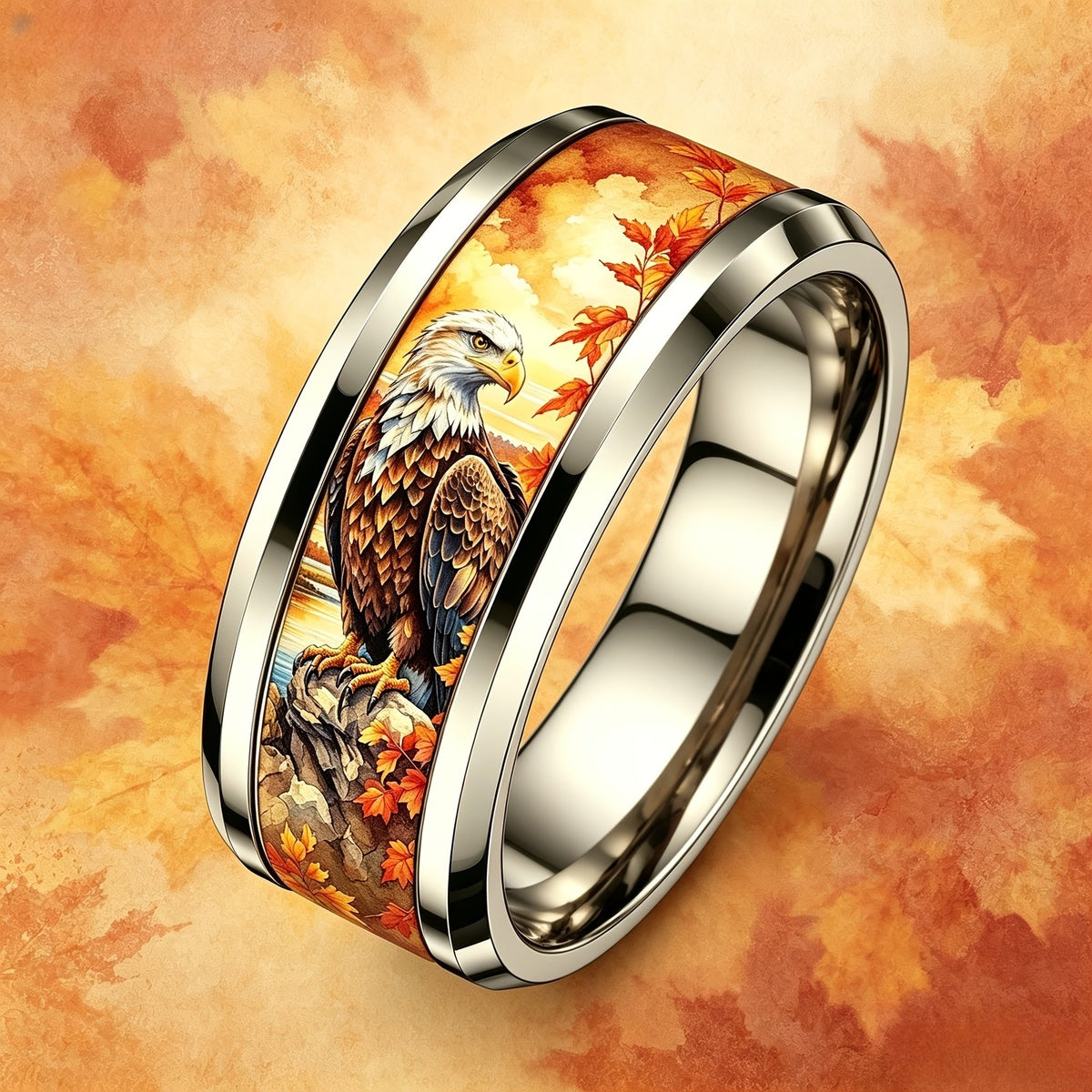 Autumn Eagle Statement Ring