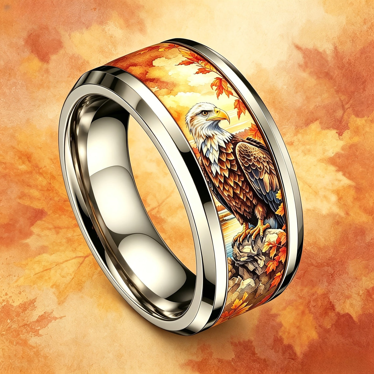 Autumn Eagle Statement Ring