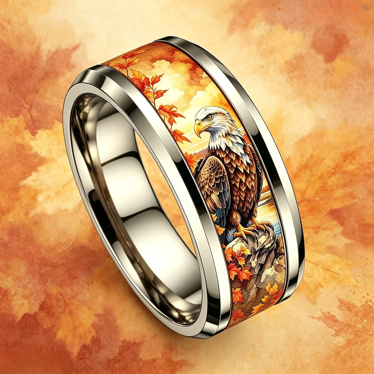 Autumn Eagle Statement Ring