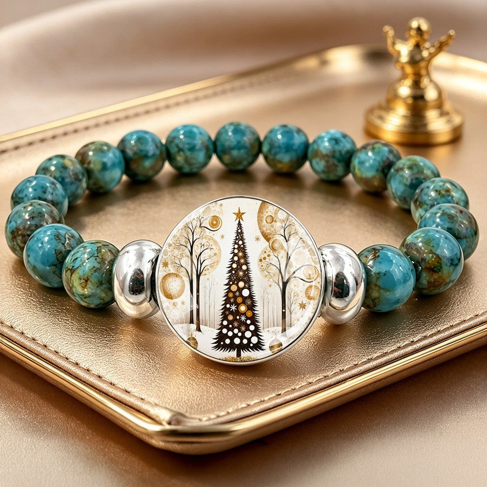 Winter Forest Christmas Bracelet