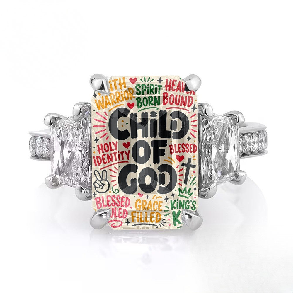 Child of God Square Ring