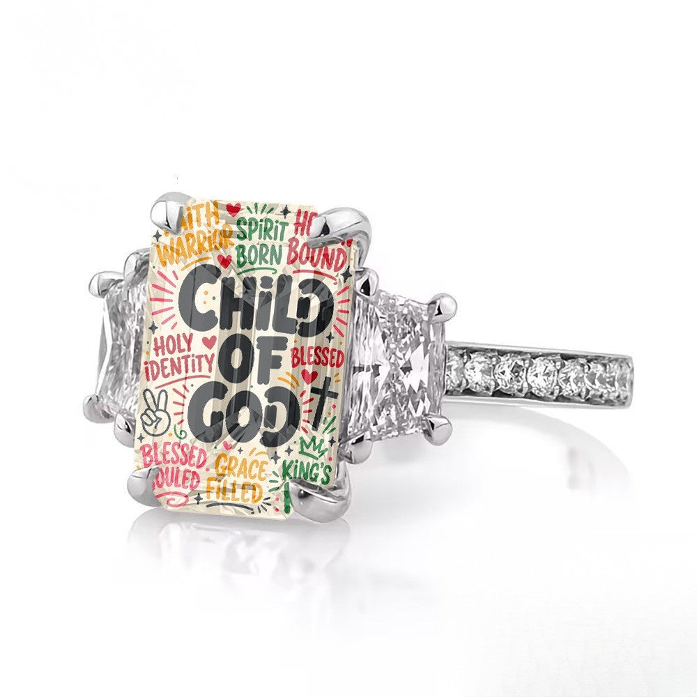Child of God Square Ring