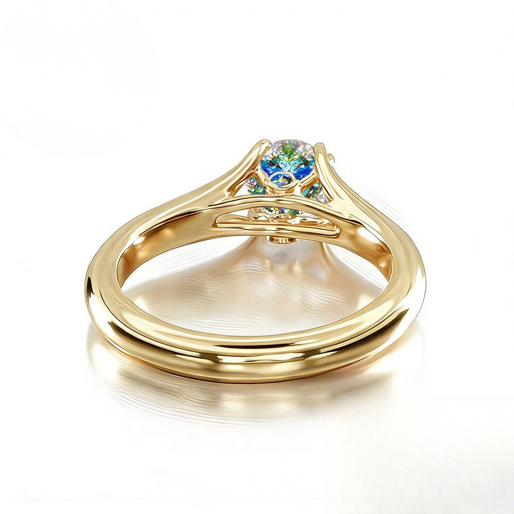 Colorful Butterfly Garden Ring