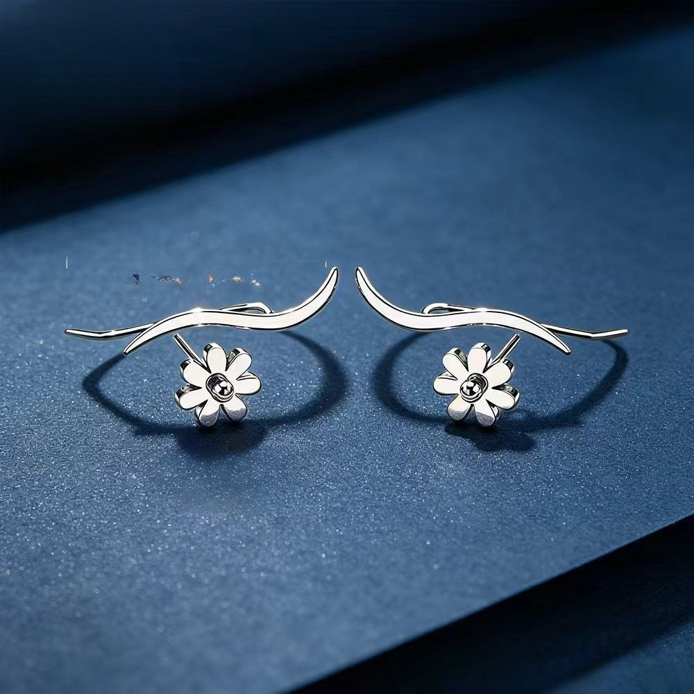 Floral Curve Earring Set