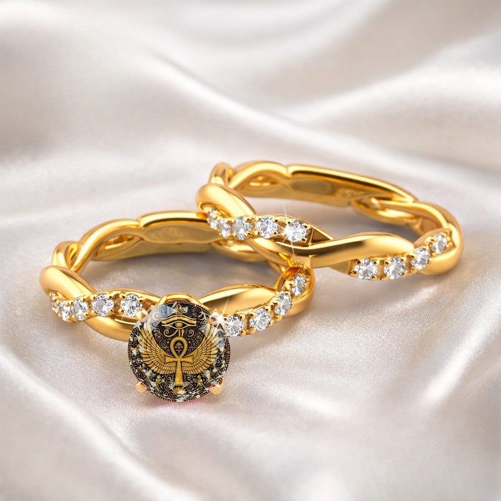Egyptian Wing & Eye Ring
