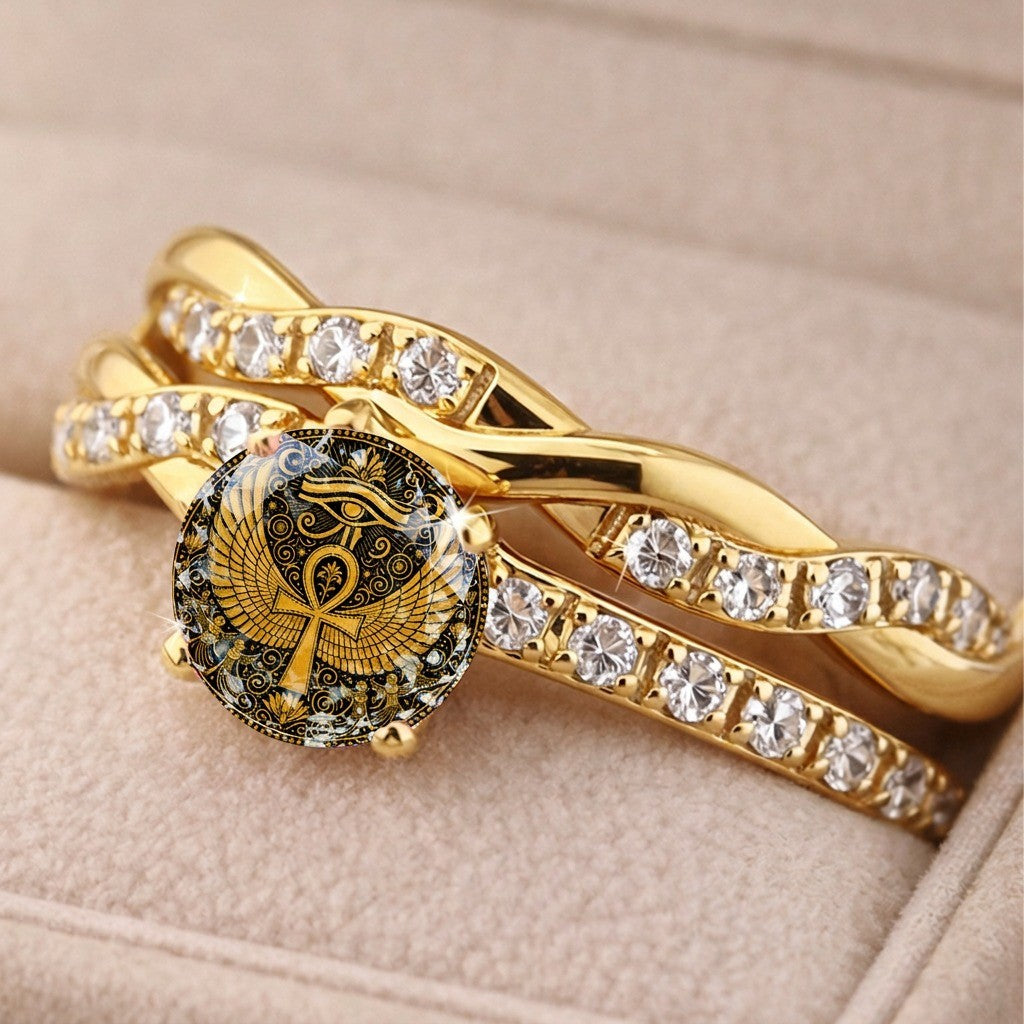 Egyptian Wing & Eye Ring