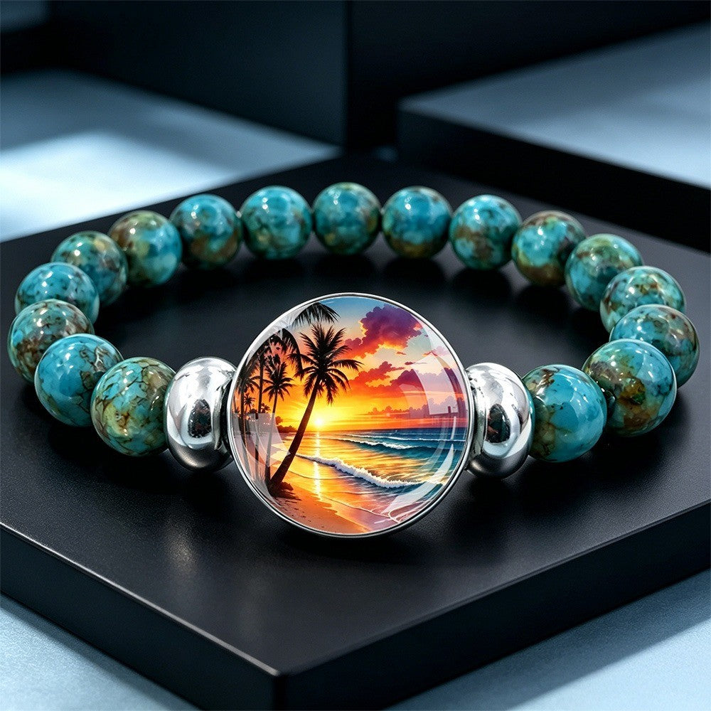 Turquoise Sunset Beach Bracelet