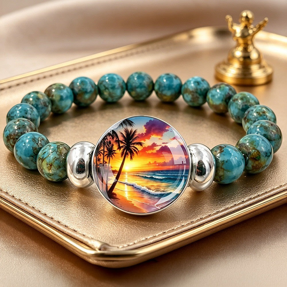 Turquoise Sunset Beach Bracelet