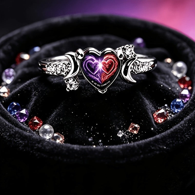 Connected Hearts Glow Ring