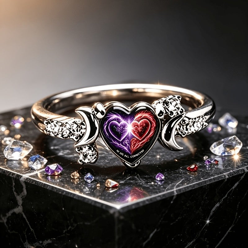 Connected Hearts Glow Ring