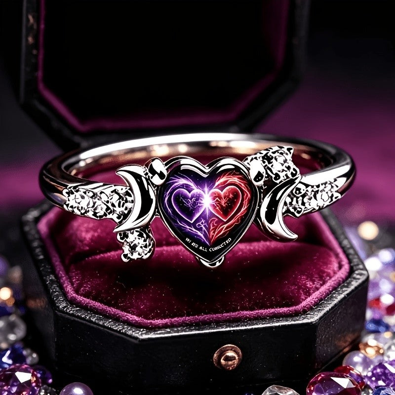 Connected Hearts Glow Ring