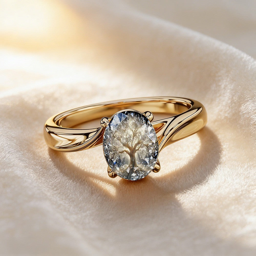 Tree of Life Oval Ring