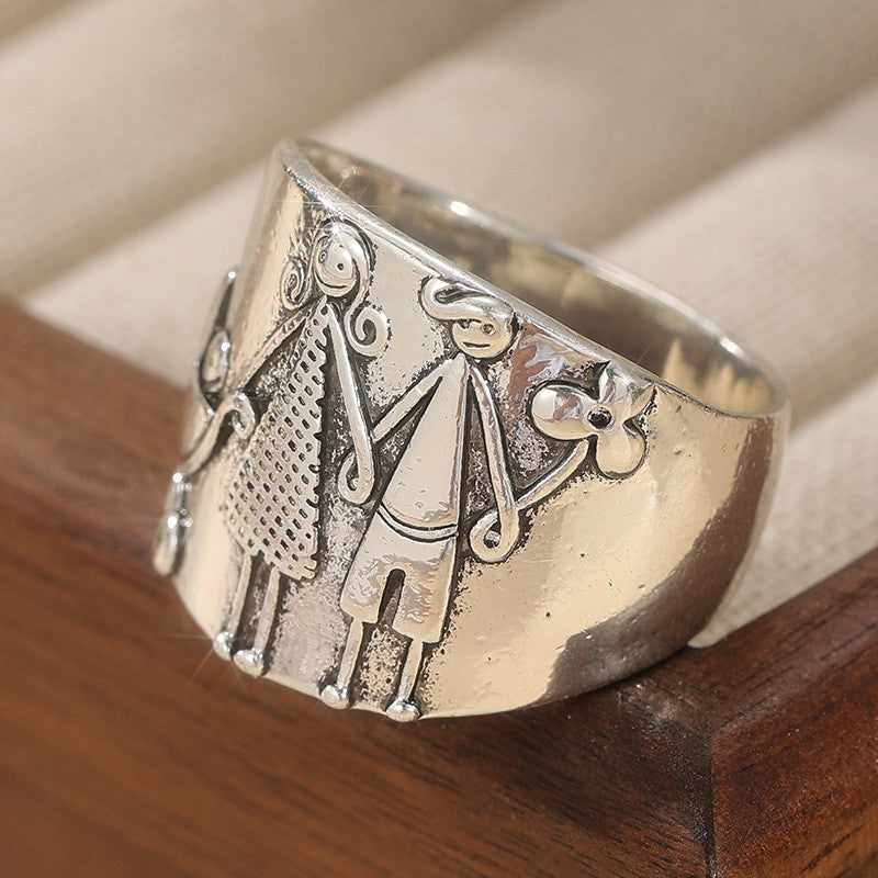Happy Family Statement Ring