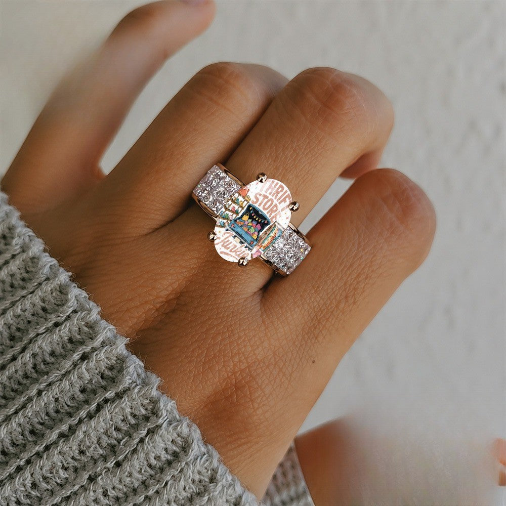 Thrift Store Scene Ring