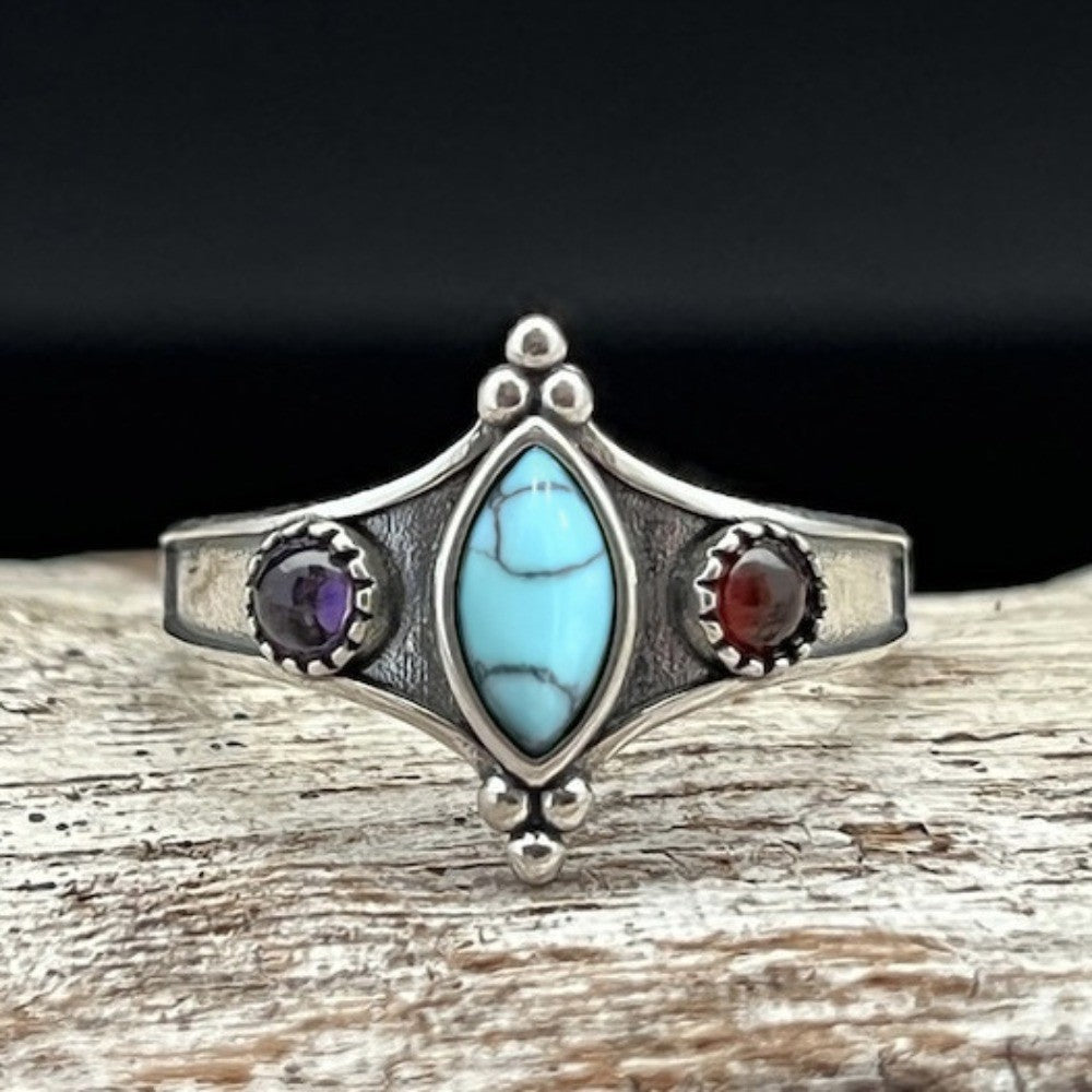 Turquoise Marquise Stone Ring