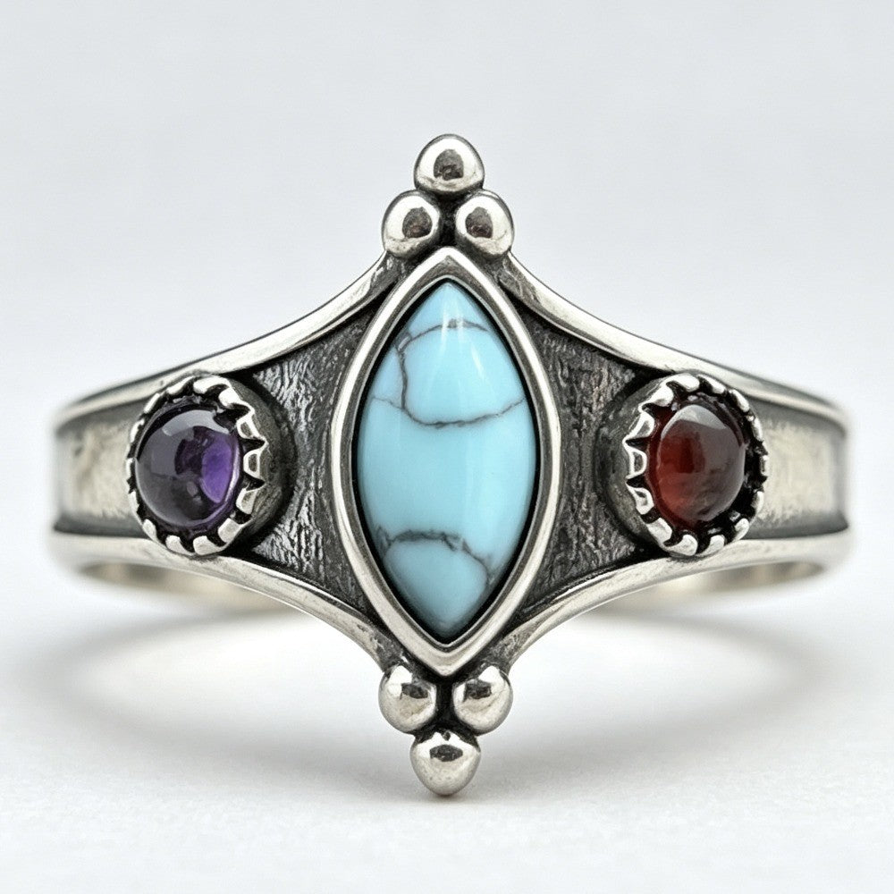 Turquoise Marquise Stone Ring