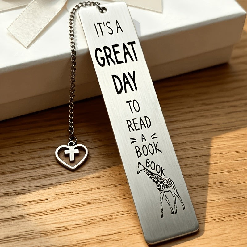 Giraffe Reading Bookmark