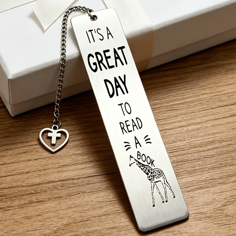 Giraffe Reading Bookmark