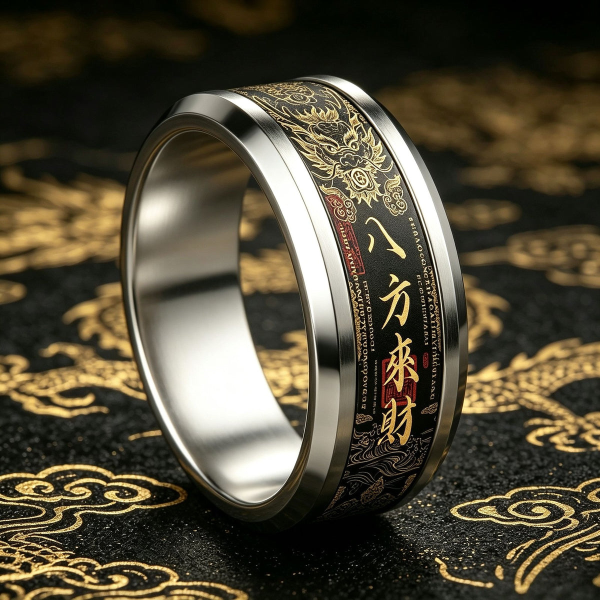 Dragon Octagonal Ring