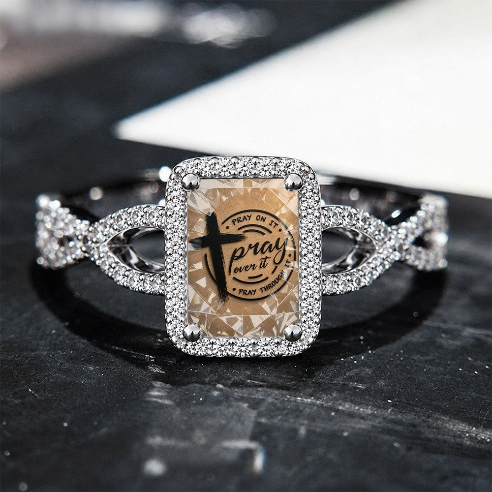Pray Over It Square Ring