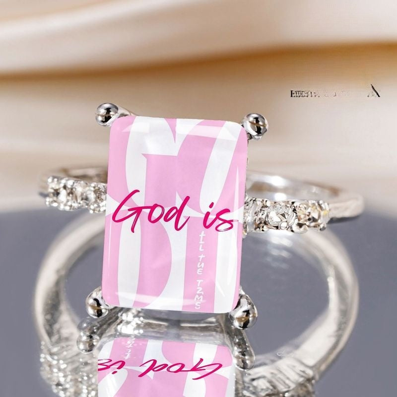 God Is Pink Square Ring