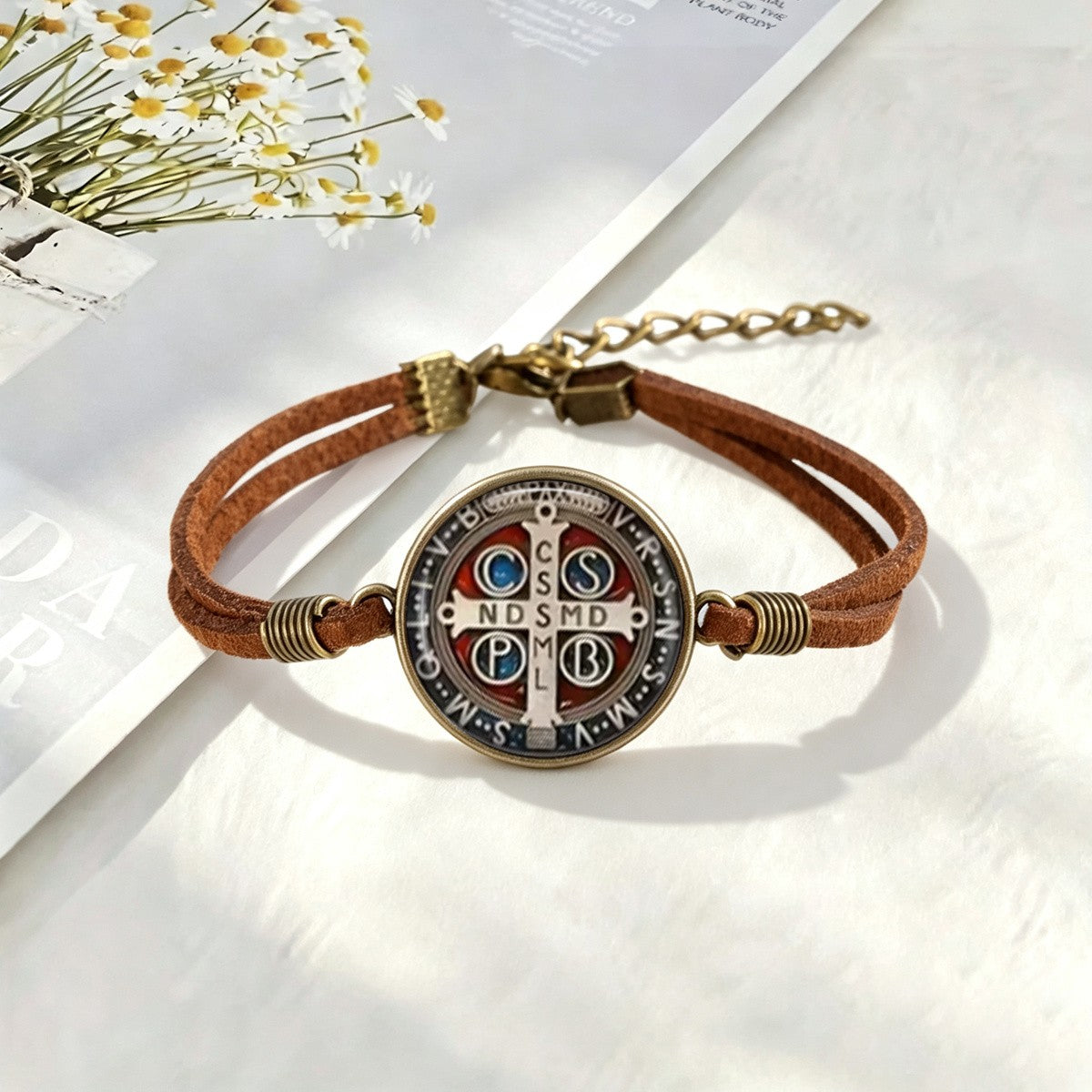 Saint Benedict Cross Bracelet