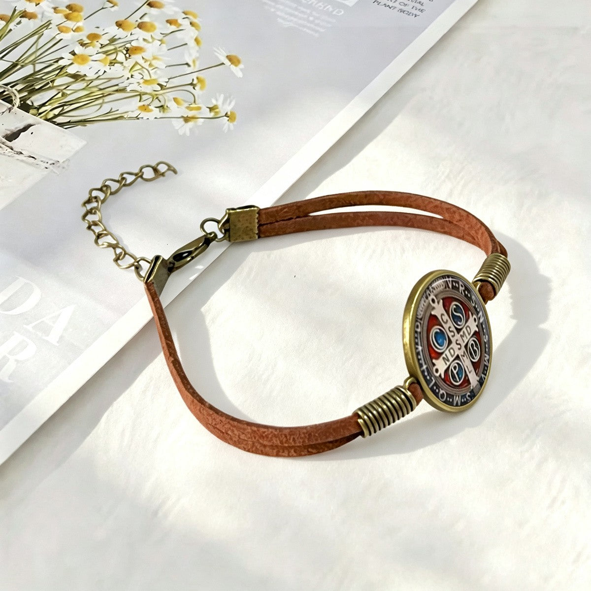 Saint Benedict Cross Bracelet