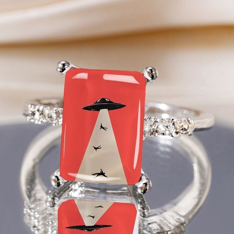 UFO Rectangular Ring
