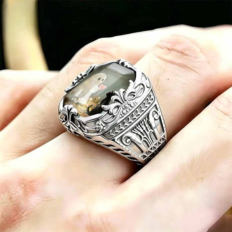 Ghost & Cat Square Ring