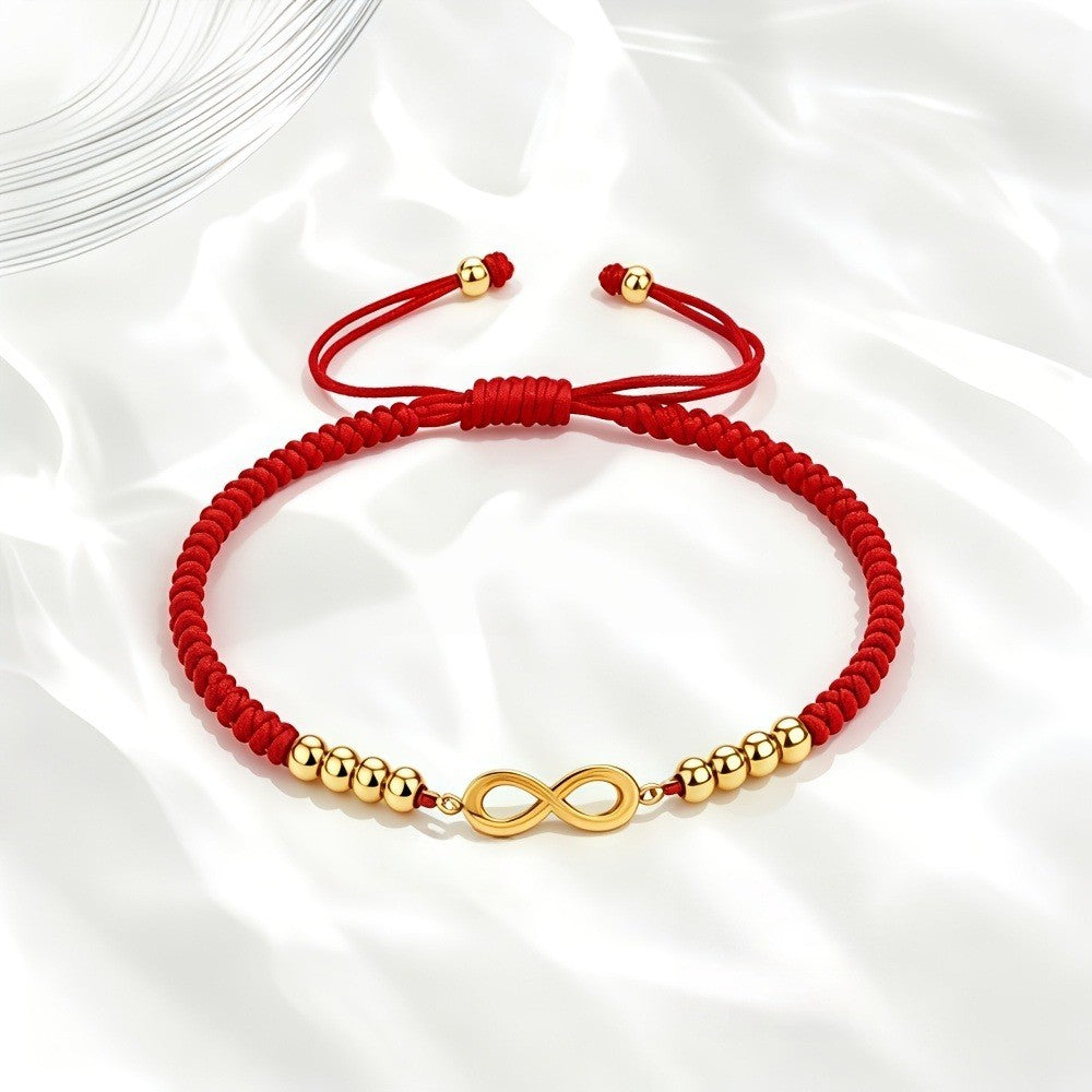 Infinity Symbol Bead Bracelet
