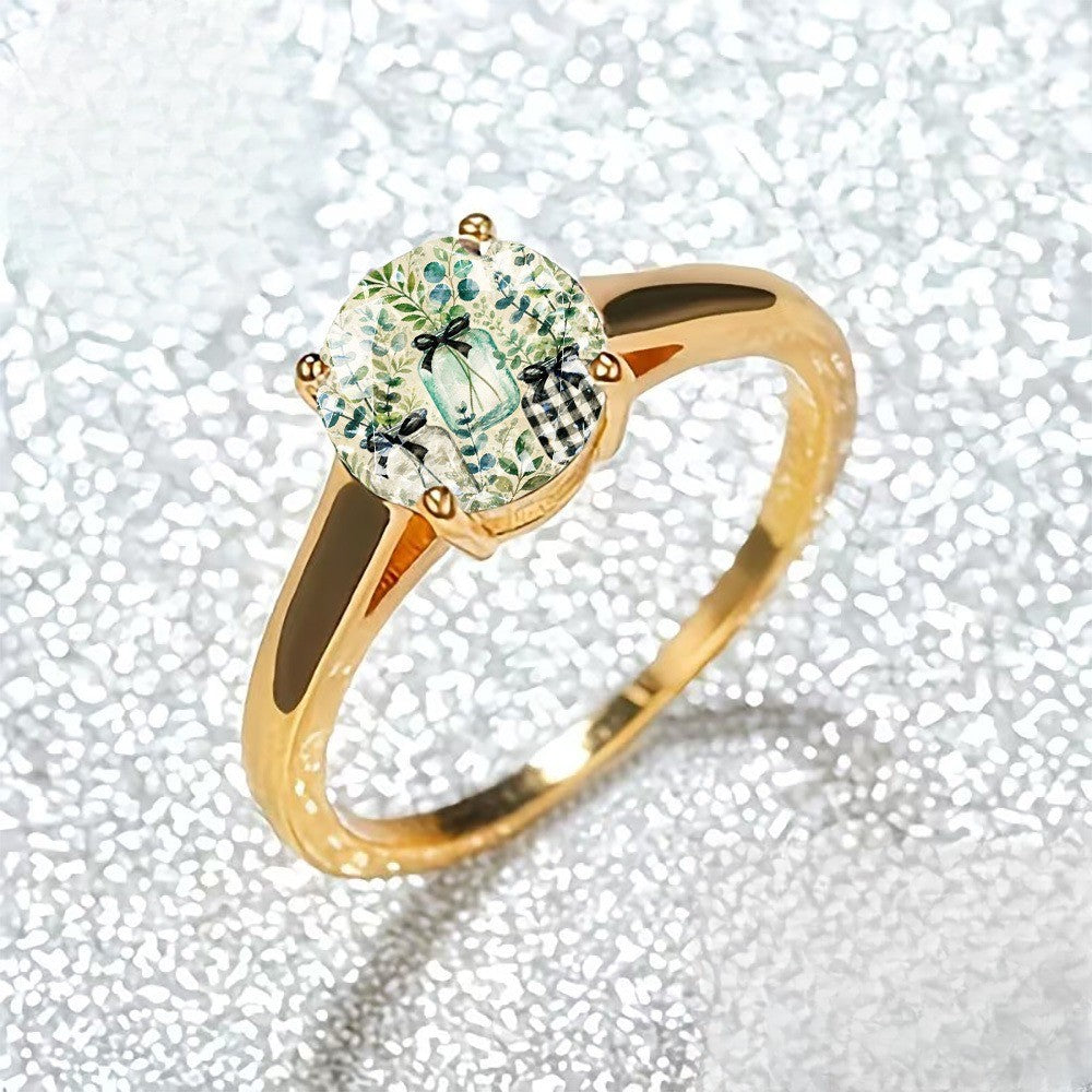 Botanical Vase Ring