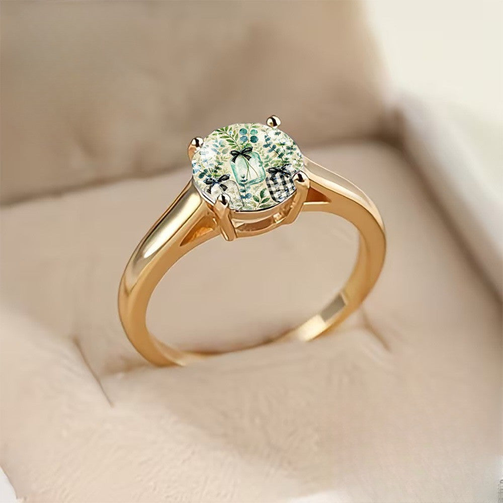 Botanical Vase Ring