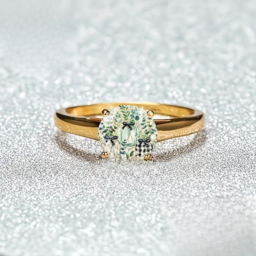 Botanical Vase Ring