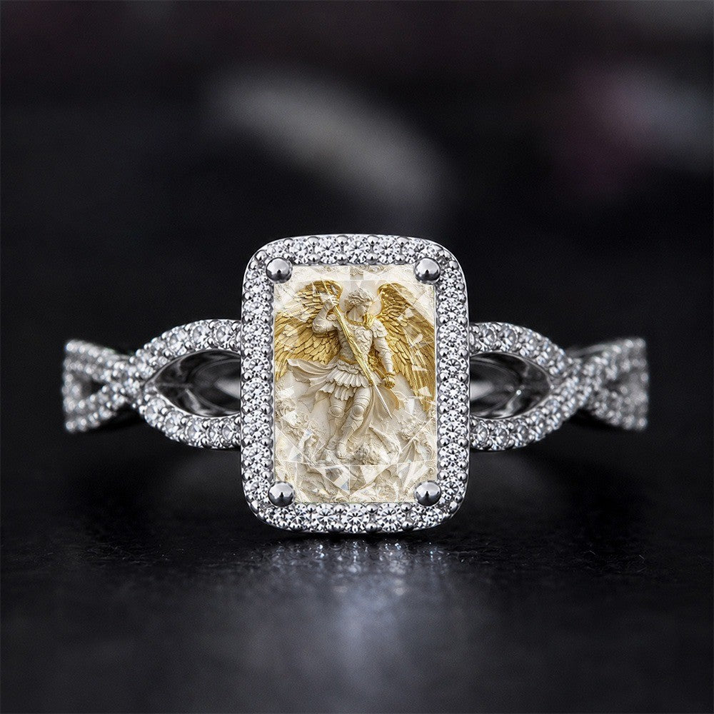 Angel Warrior Square Ring
