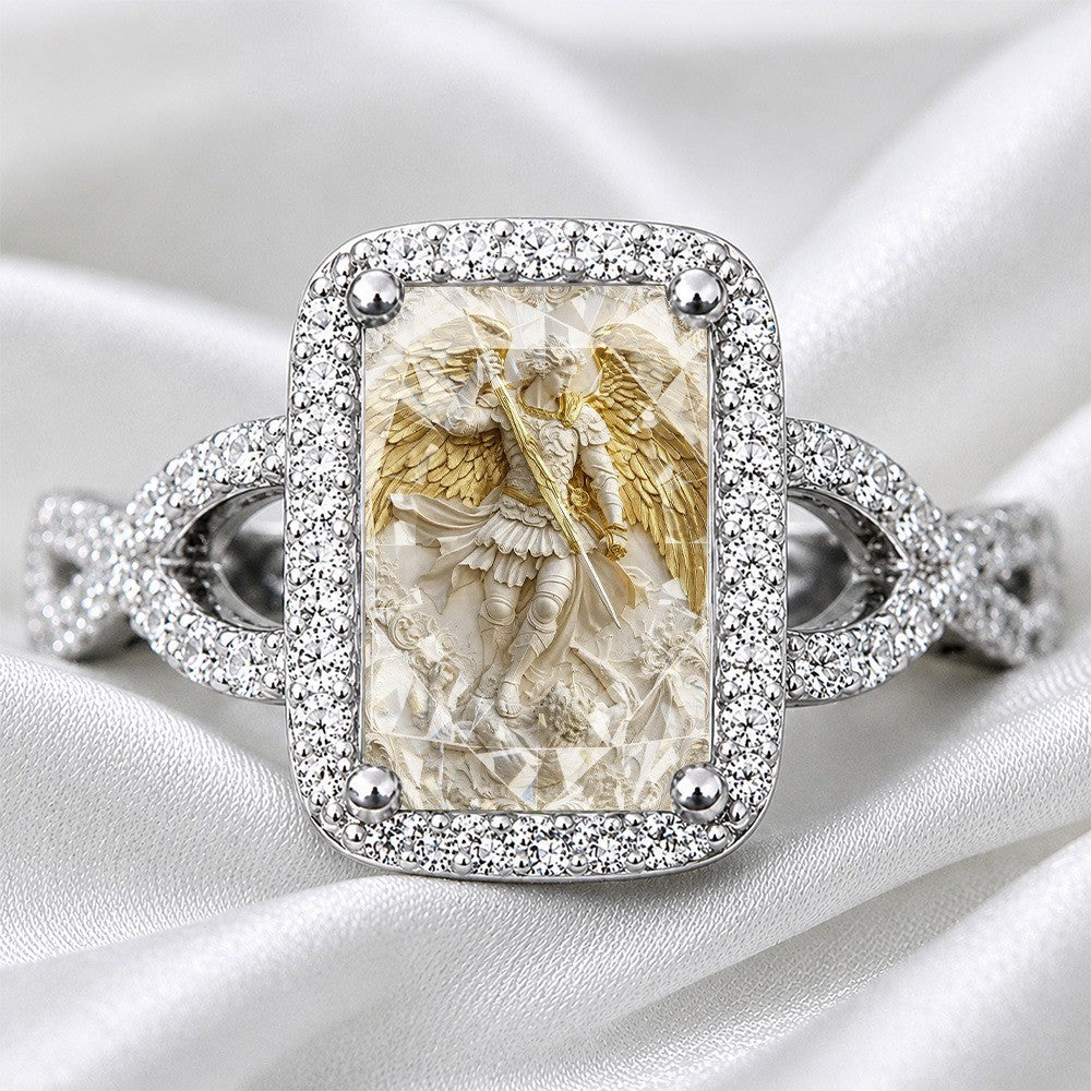 Angel Warrior Square Ring