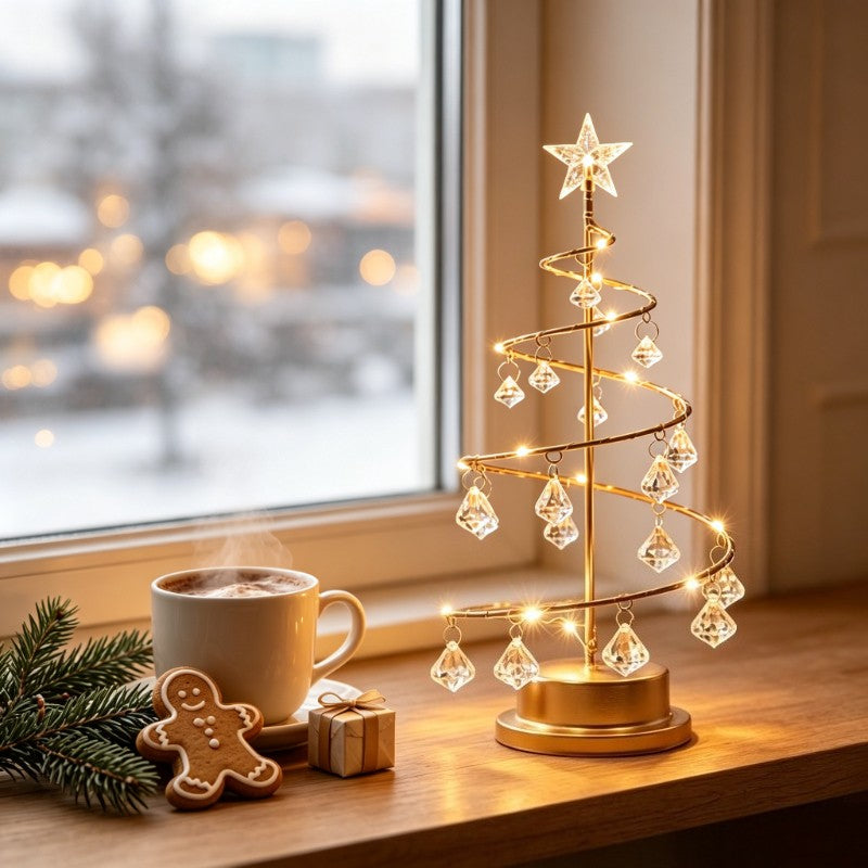 Crystal Star Tree Lamp